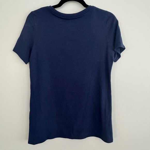 Nike Athletic Cut Notre Dame Fighting Irish Cotton Bowl Tee in Navy - Picture 4 of 5